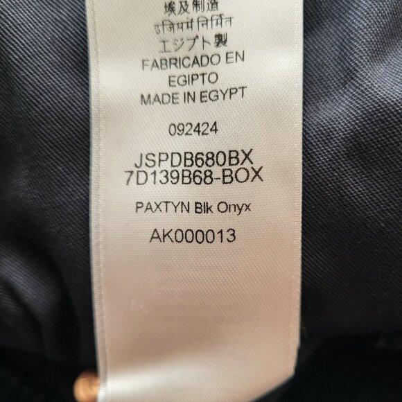 7 For All Mankind Paxtyn Comfort Luxe Skinny Jeans in Black Onyx Men's Size 32 - Picture 7 of 8